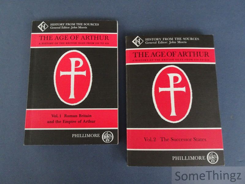 Cover van The age of Arthur. A history of the British Isles from 350 to 650. Vol. I: Roman Britain and the Empire of Arthur. Vol II: The Successor States.