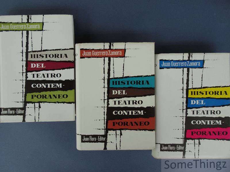 Cover van Historia del teatro contemporaneo. Vol. I, II, III.