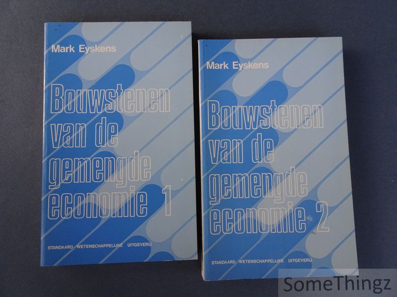 Cover van Bouwstenen van de gemengde economie. Vol. 1 en 2.