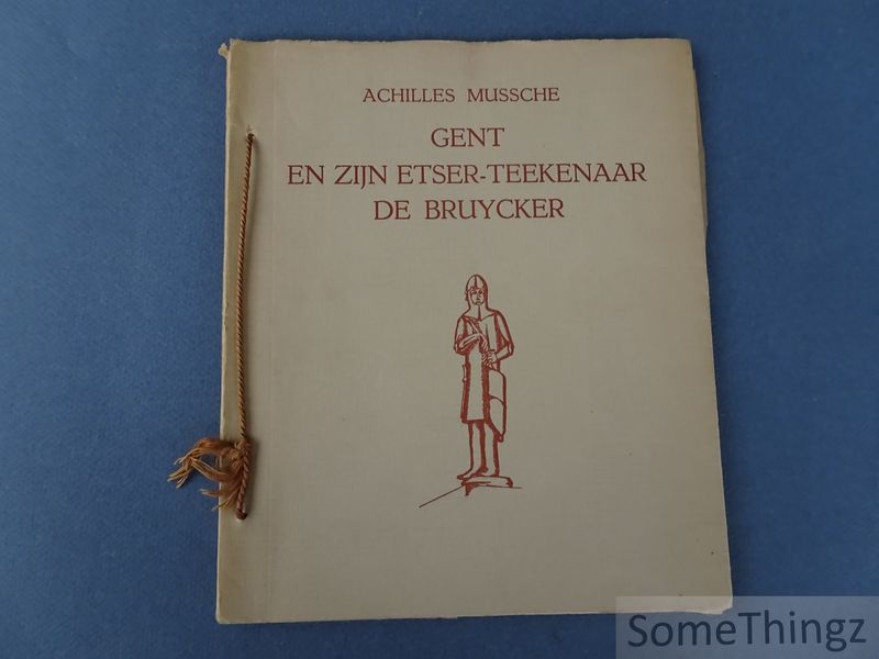 Cover van Gent en zijn etser-teekenaar De Bruycker