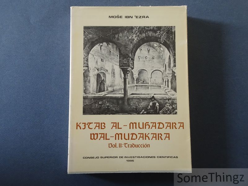 Cover van Kitab al-muhadara wal-mudakara. Volumen II. Traducción