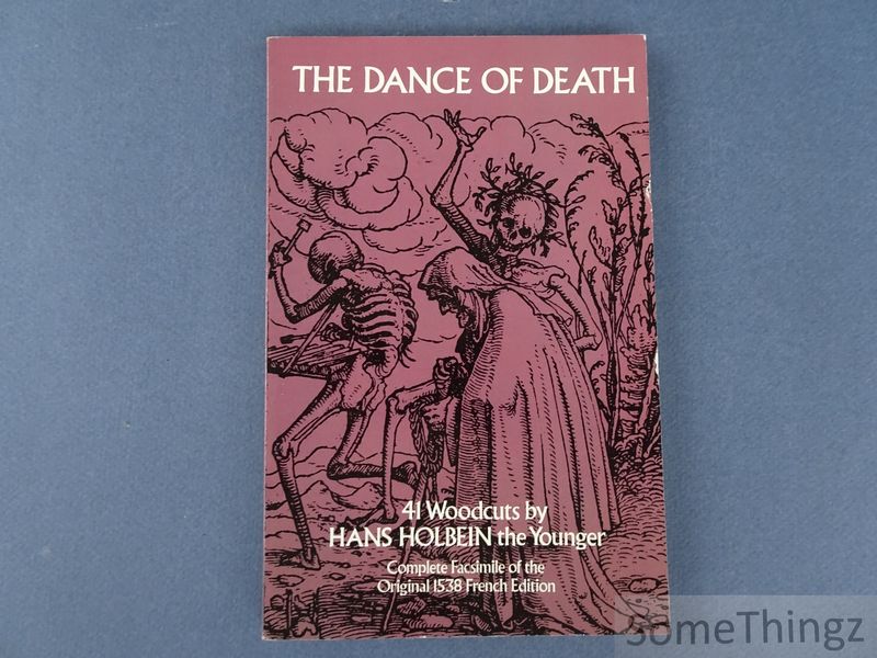 Cover van The dance of death. 41 woodcuts by Hans Holbein the Younger.