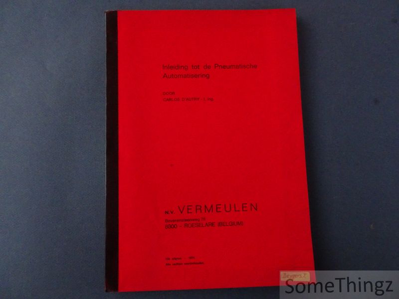 Cover van Inleiding tot de Pneumatische Automatisering.
