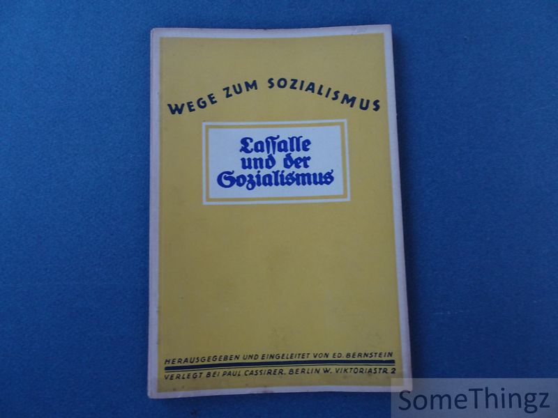 Cover van Lassalle und der Sozialismus.
