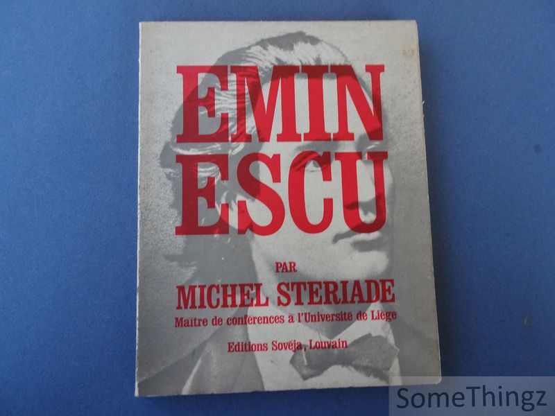 Cover van Eminescu. Approche d'une génie.