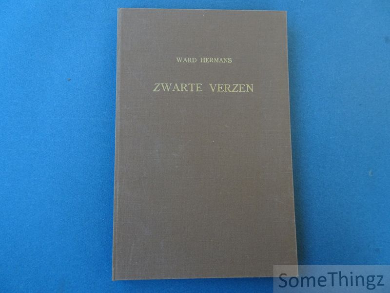 Cover van Zwarte verzen. Vierde bundel. [Genummerd, gesigneerd.]