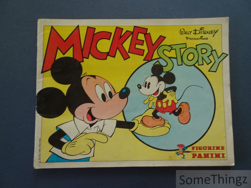 Cover van Mickey Story. [Walt Disney Productions / Figurine Panini. Niet compleet.]