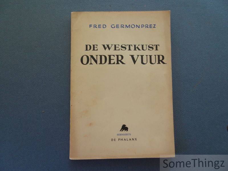 Cover van De Westkust onder vuur. Penteekeningen van Cob.