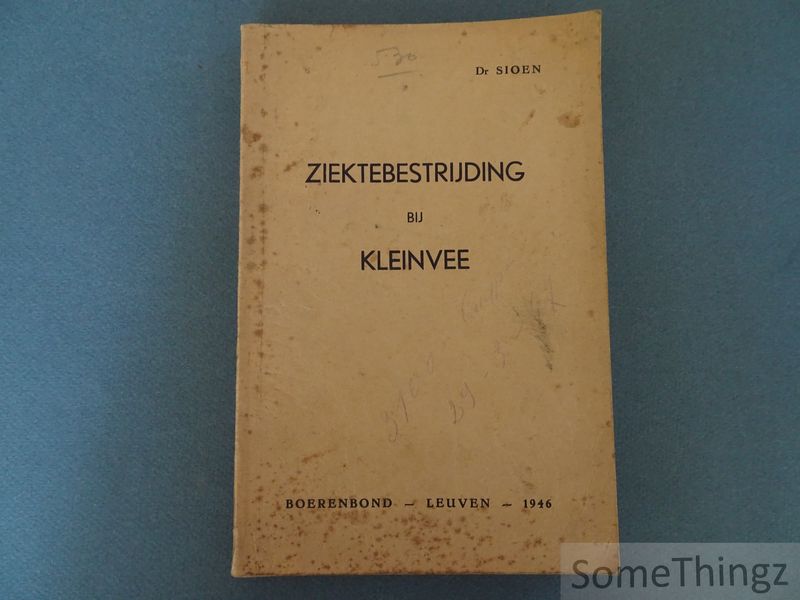 Cover van Ziektebestrijding bij kleinvee. Hoenders, konijnen, schapen en geiten.