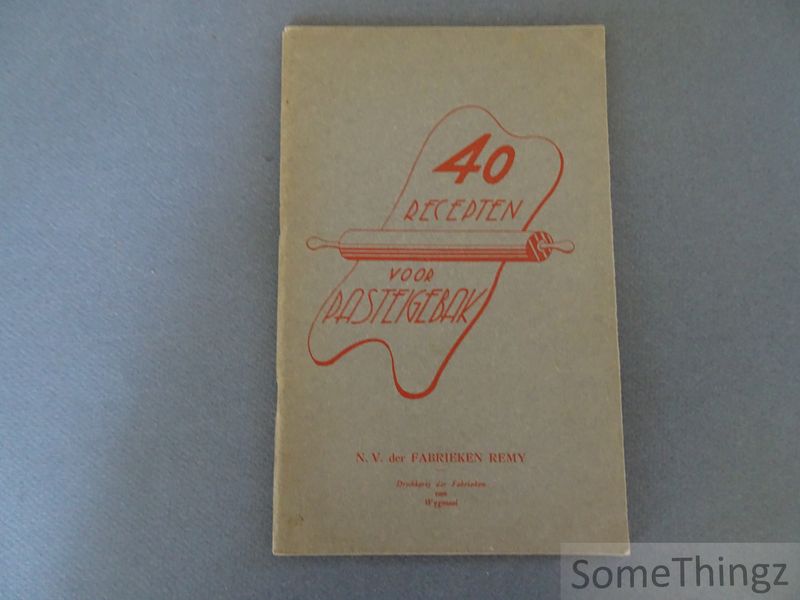 Cover van 40 recepten voor pasteigebak.
