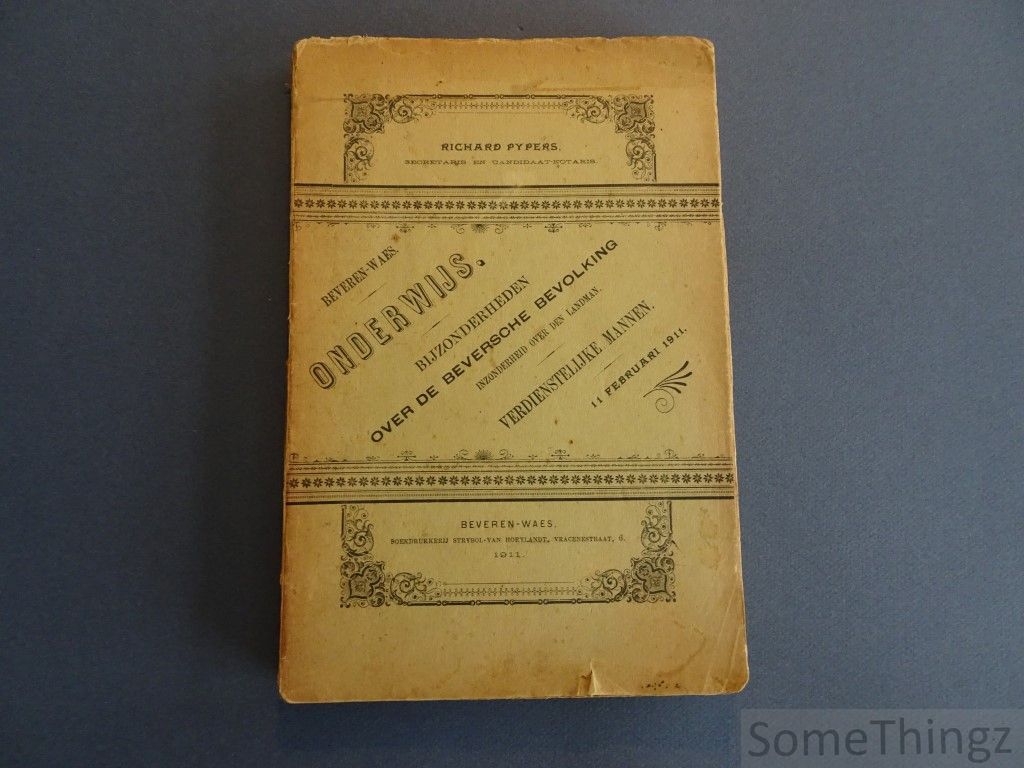 Cover van Beveren-Waes. Onderwijs. Bijzonderheden over de Beversche bevolking inzonderheid over den landman. Verdienstelijke mannen. 11 februari 1911.