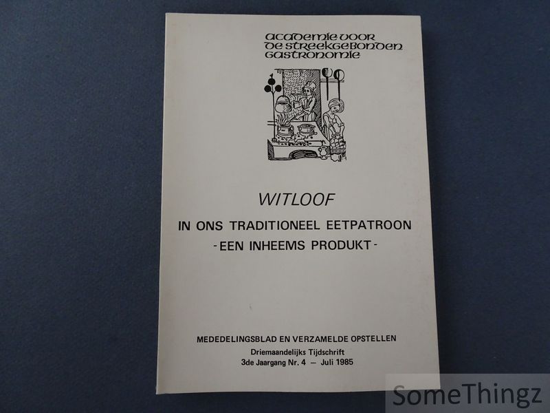 Cover van Witloof in ons traditioneel eerpatroon: een inheems produkt.