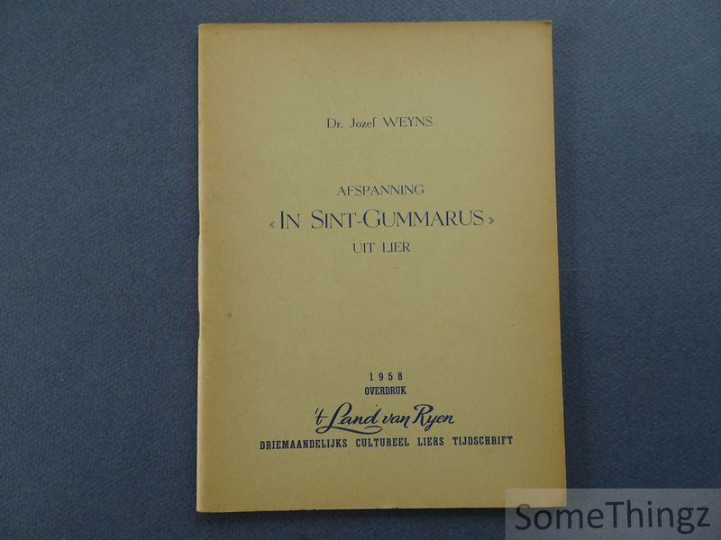 Cover van Afspanning 'Sint-Gummarus' uit Lier.