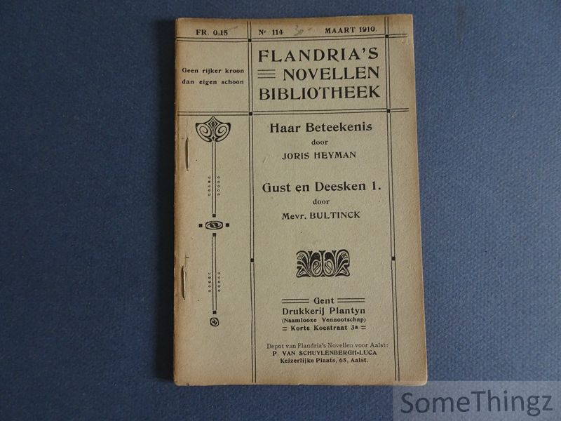 Cover van Haar Beteekenis / Gust en Deesken 1.