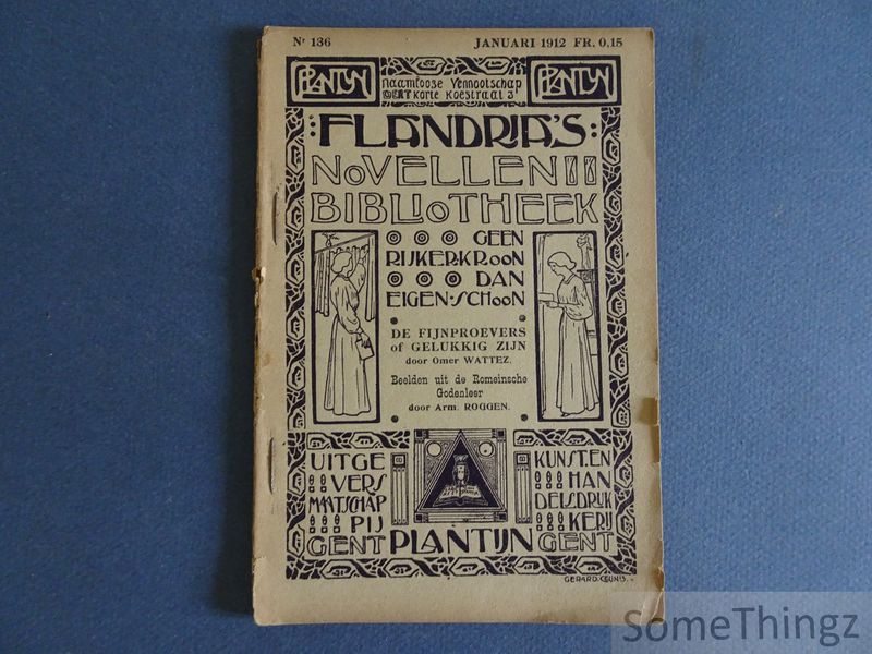 Cover van De Fiojnproevers of Gelukkig zijn. / Beelden uit de Romeinsche Godenleer.