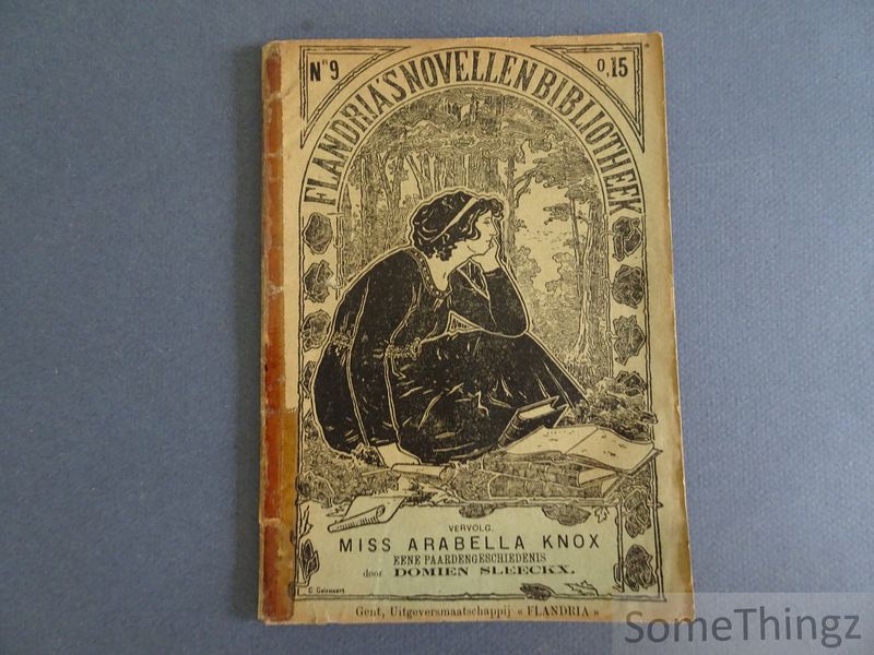 Cover van Miss Arabella Knox: eene paardengeschiedenis. (Vervolg.)