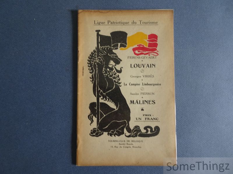 Cover van Louvain / La Campine Limbourgeoise / Malines.