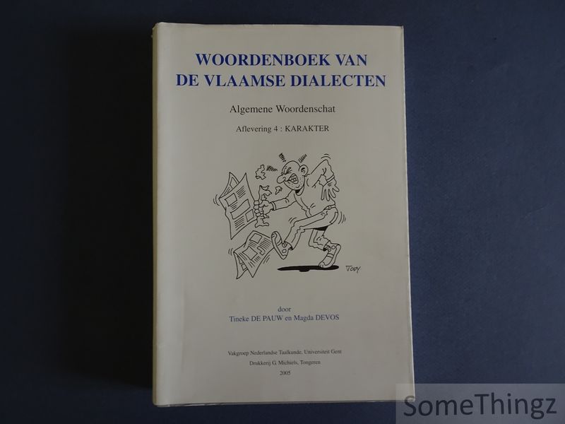 Cover van Woordenboek van de Vlaamse dialecten. Deel III: Algemene woordenschat. Aflevering 4: Karakter.