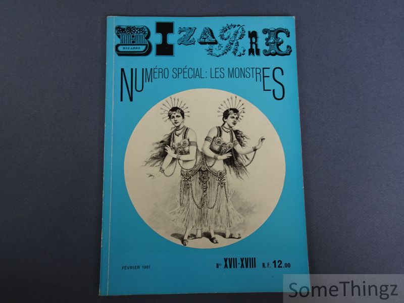 Cover van Bizarre. Numéro spécial: les monstres. La galerie des monstres.