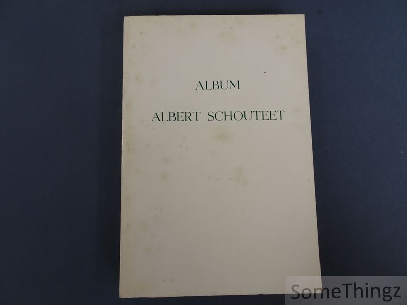 Cover van Album Albert Schouteet.