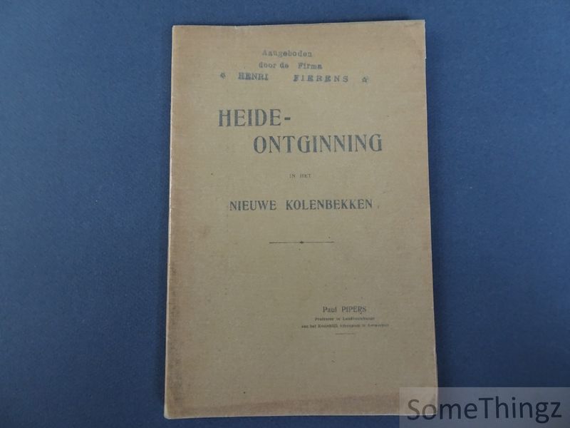 Cover van Heideontginning in het nieuwe kolenbekken.