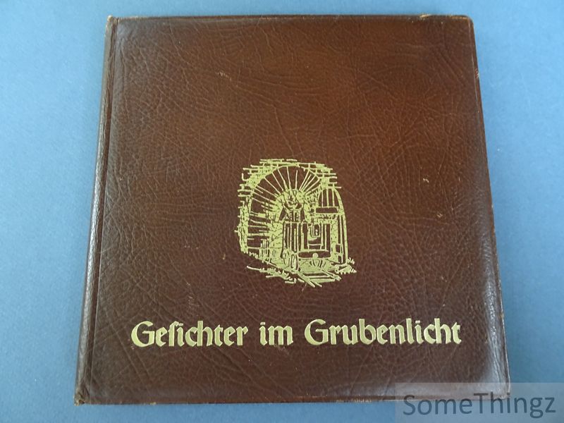 Cover van Gesichter im Grubenlicht [limited edition: leatherbound, numbered and signed.]