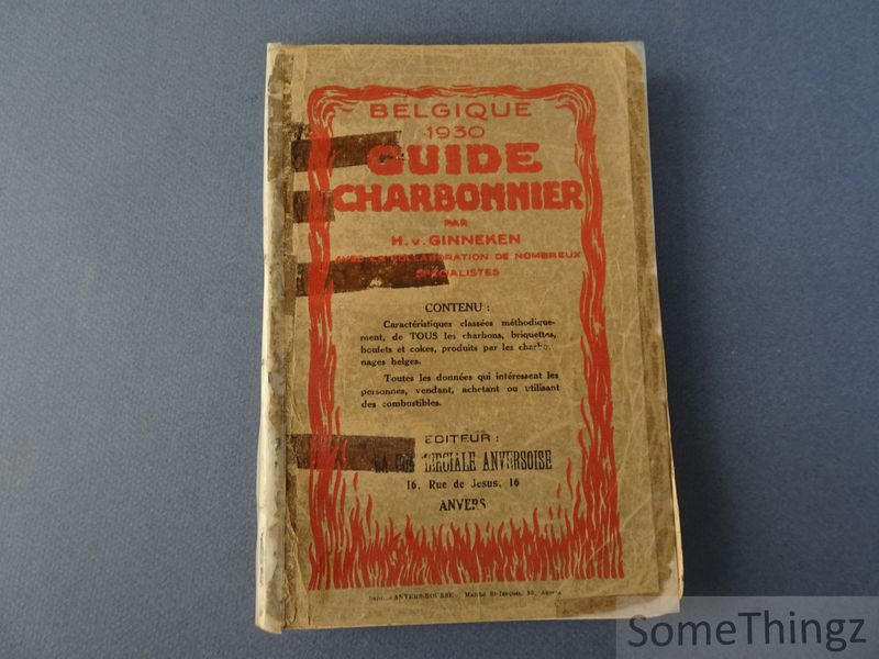 Cover van Belgique 1930. Guide charbonnier.