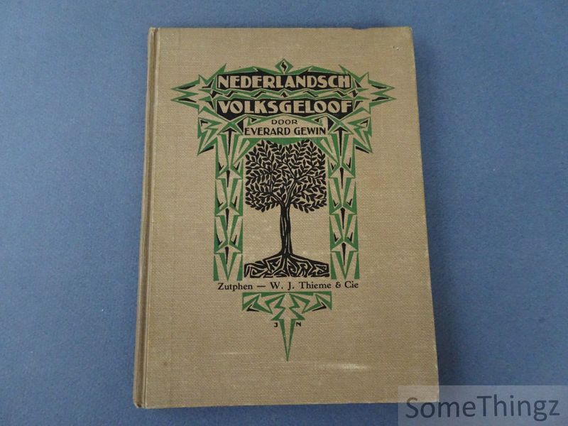 Cover van Nederlandsch volksgeloof.