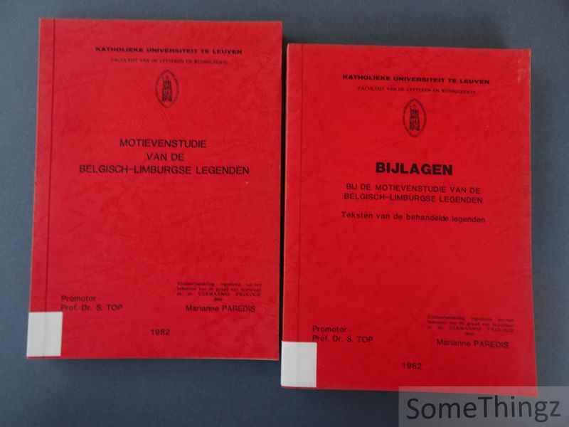 Cover van Motievenstudie van de Belgisch-Limburgse legenden