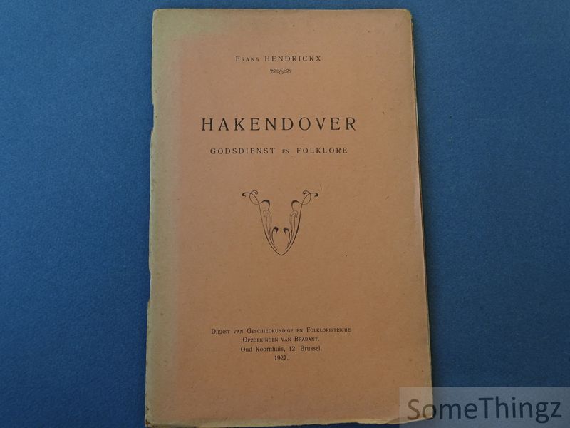 Cover van Hakendover: godsdienst en folklore.