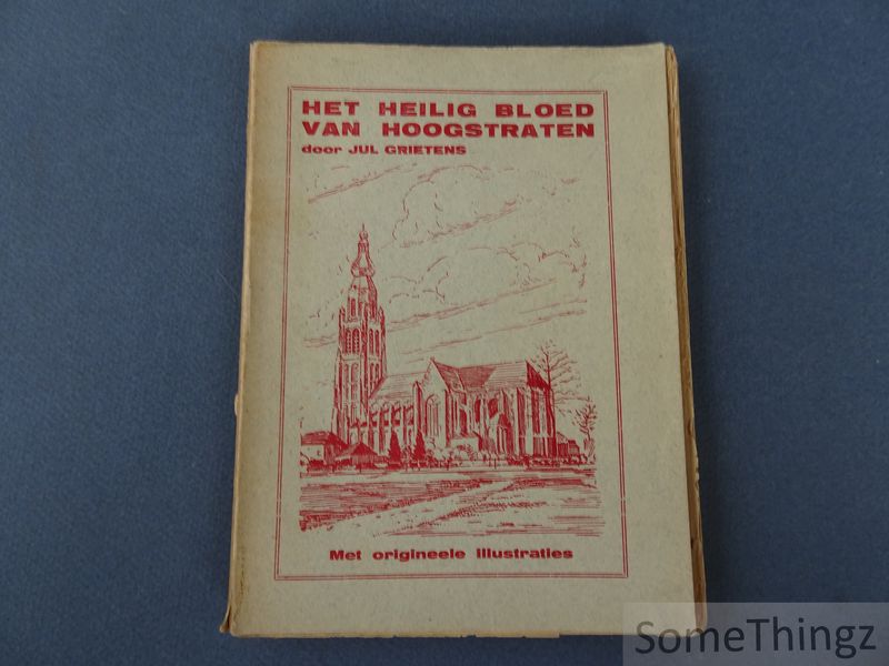 Cover van Het Heilig Bloed van Hoogstraten. Met origineele illustraties.