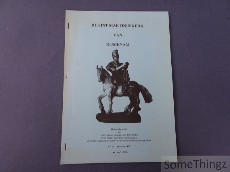 Cover van De Sint Martinuskerk van Rijmenam : historische schets en beschrijvende catalogus van de kerkschat.