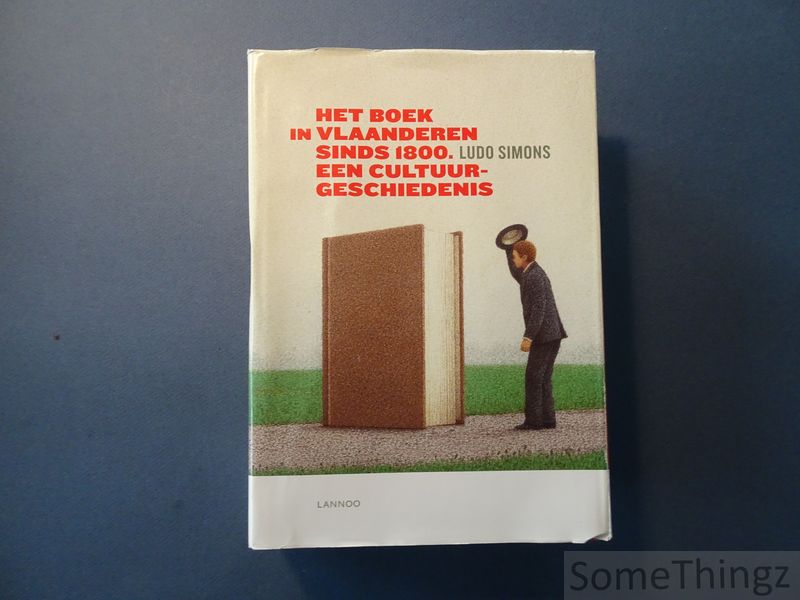 Cover van Het boek in Vlaanderen sinds 1800. Een cultuurgeschiedenis.