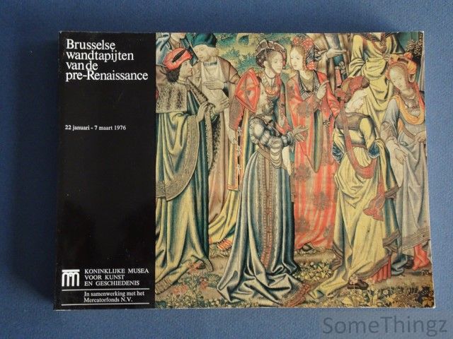 Cover van Brusselse wandtapijten van de pre-renaissance.
