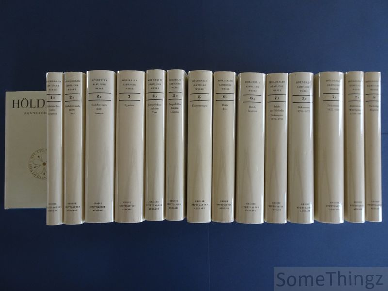 Cover van Hölderlin. Sämtliche Werke (Grosse Stuttgarter Ausgabe).