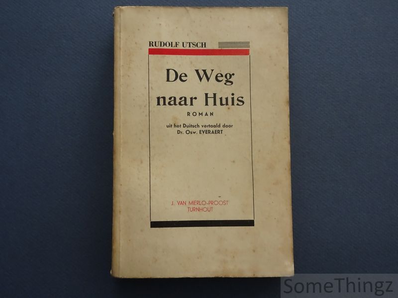 Cover van De weg naar Huis. Roman.