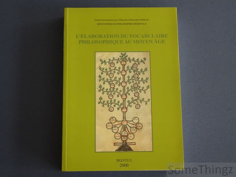 Cover van L'élaboration du vocabulaire philosophique au Moyen Age