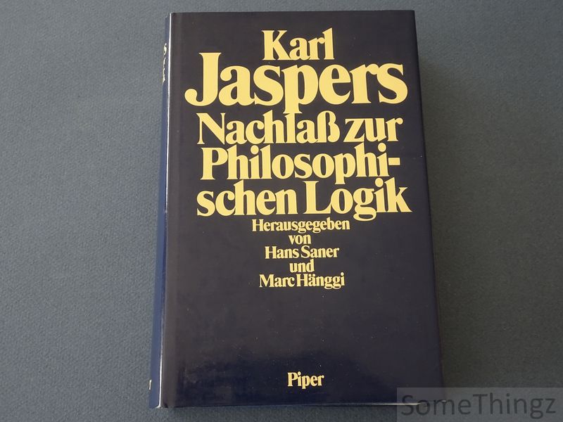 Cover van Nachlass zur Philosophische Logik.