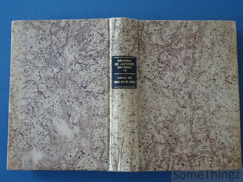 Cover van Obras del P.Jose de Acosta de la compania de Jesus.