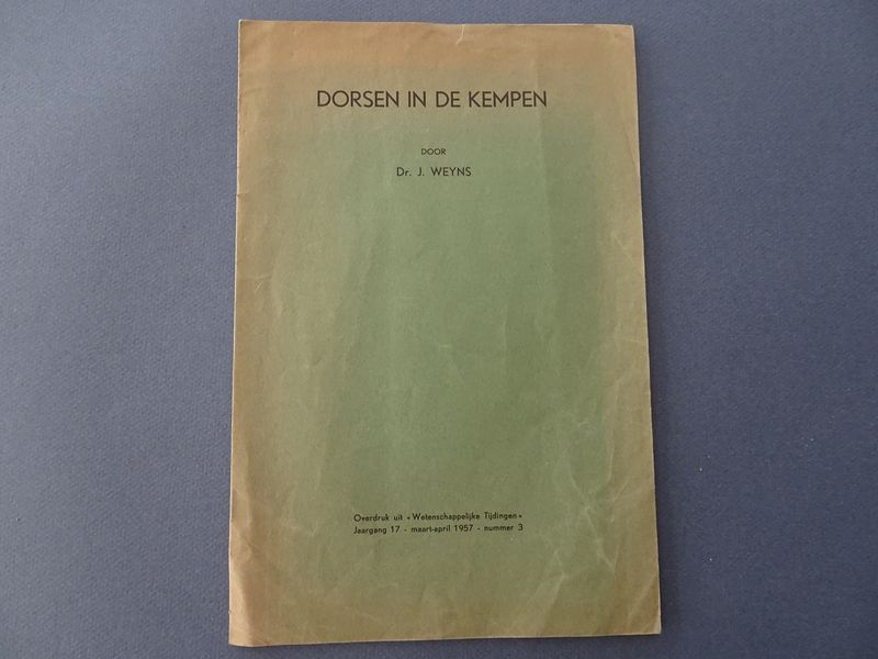 Cover van Dorsen in de Kempen. (gesigneerd)