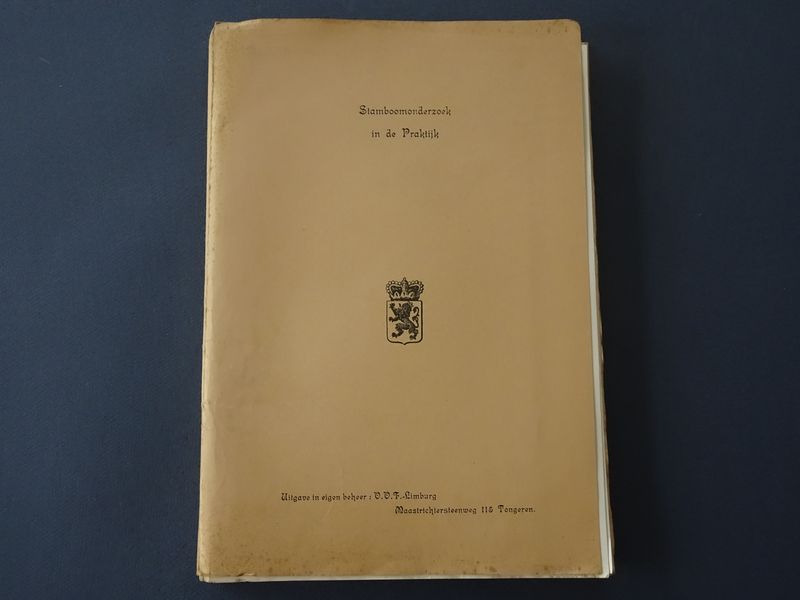 Cover van Stamboomonderzoek in de Praktijk.