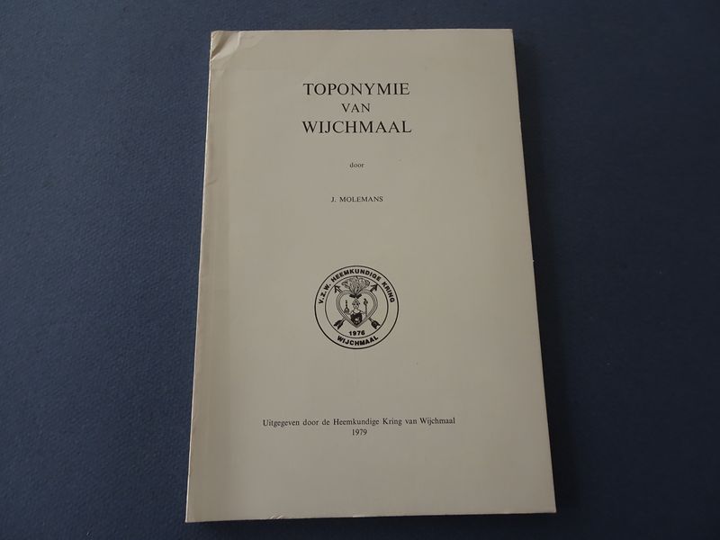 Cover van Toponymie van Wijchmaal.