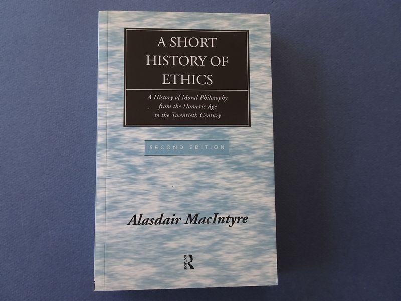 Cover van A Short History of Ethics.
