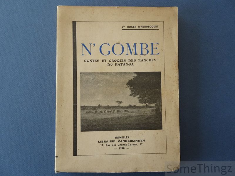 Cover van N'Gombe - Contes et croquis des ranches du Katanga.