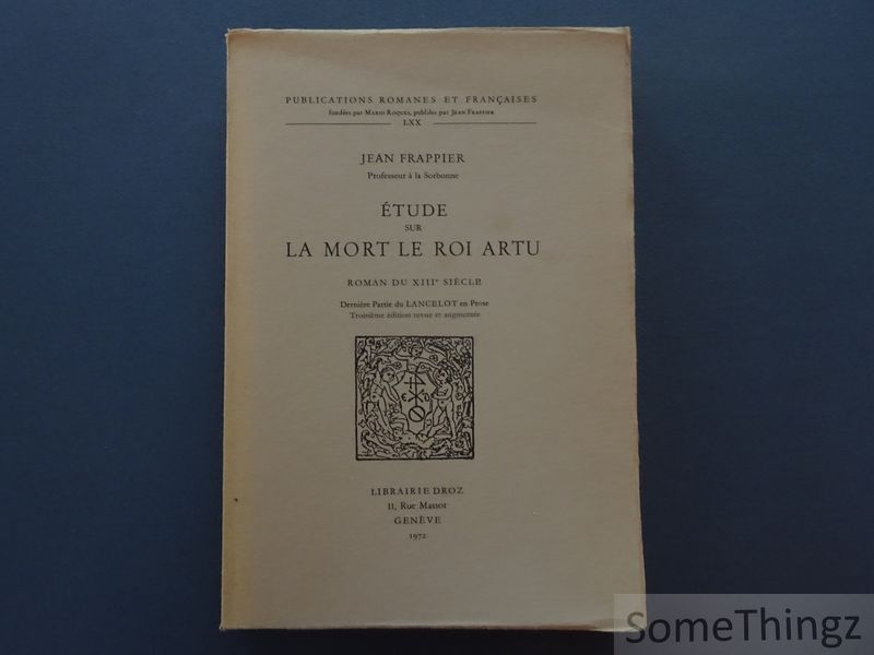 Cover van Étude sur la mort le Roi Artu.