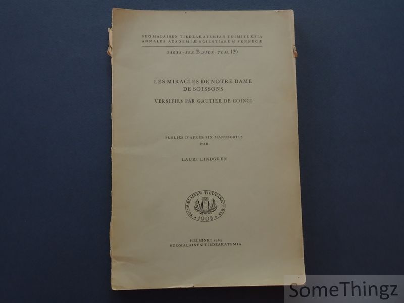 Cover van Les Miracles de Notre Dame de Soissons.
