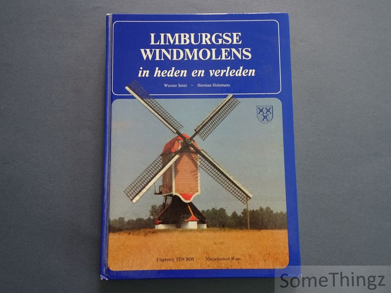 Cover van Limburgse windmolens in heden en verleden.