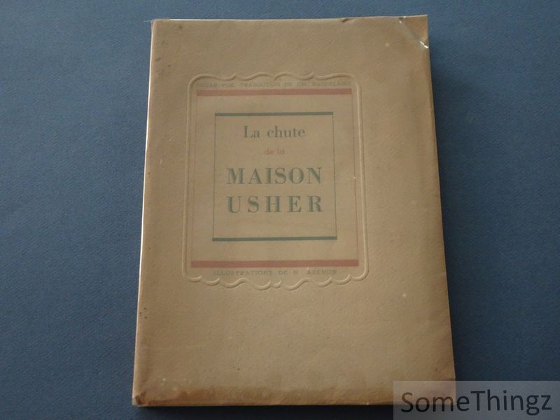 Cover van La Chute de la Maison Usher. Traduction de Charles Baudelaire. Illustrée par Hélène Azénor.