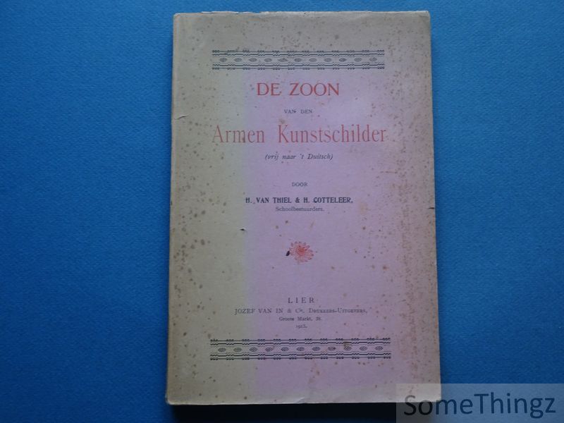 Cover van De zoon van den armen kunstschilder.