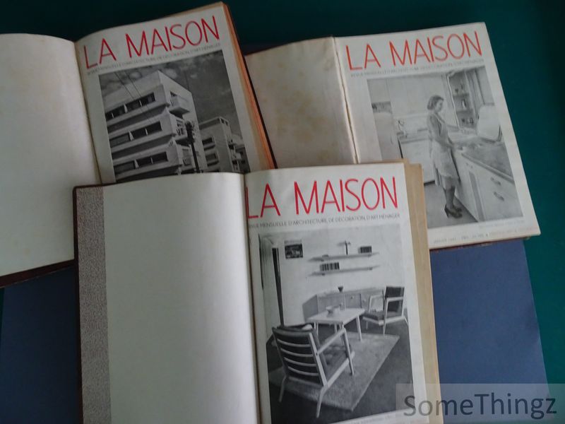 Cover van La Maison. Revue mensuelle d'architecture, de décoration, d'art ménager.